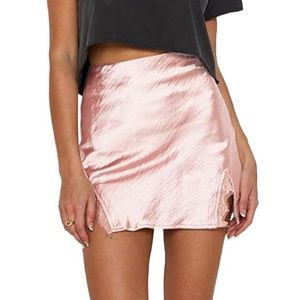 *NWOT* Satin Mini Skirt